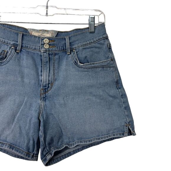 Levi's San Francisco high rise  Denim Shorts Red Tab Size 8 - Picture 3 of 16